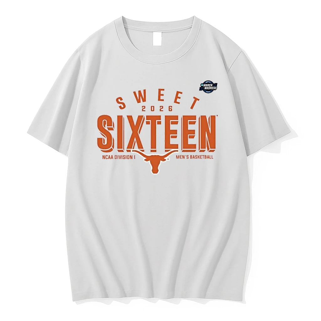 Sweet 16 Texas Longhorns 2026 Ncaa Mens Basketball Shirts