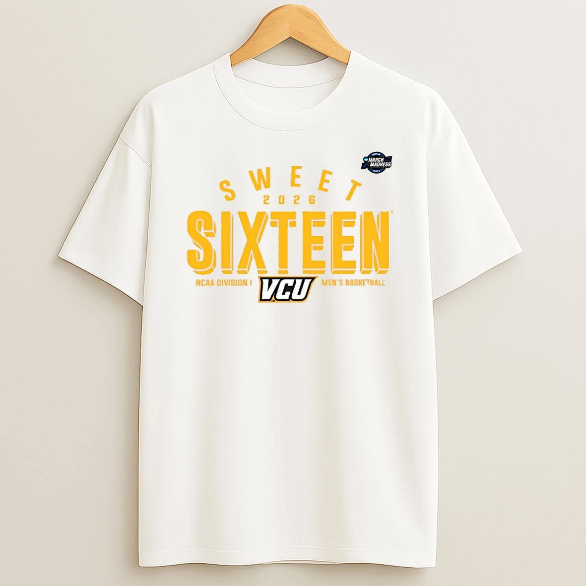 Sweet 16 Vcu Rams 2026 Ncaa Mens Basketball Shirts