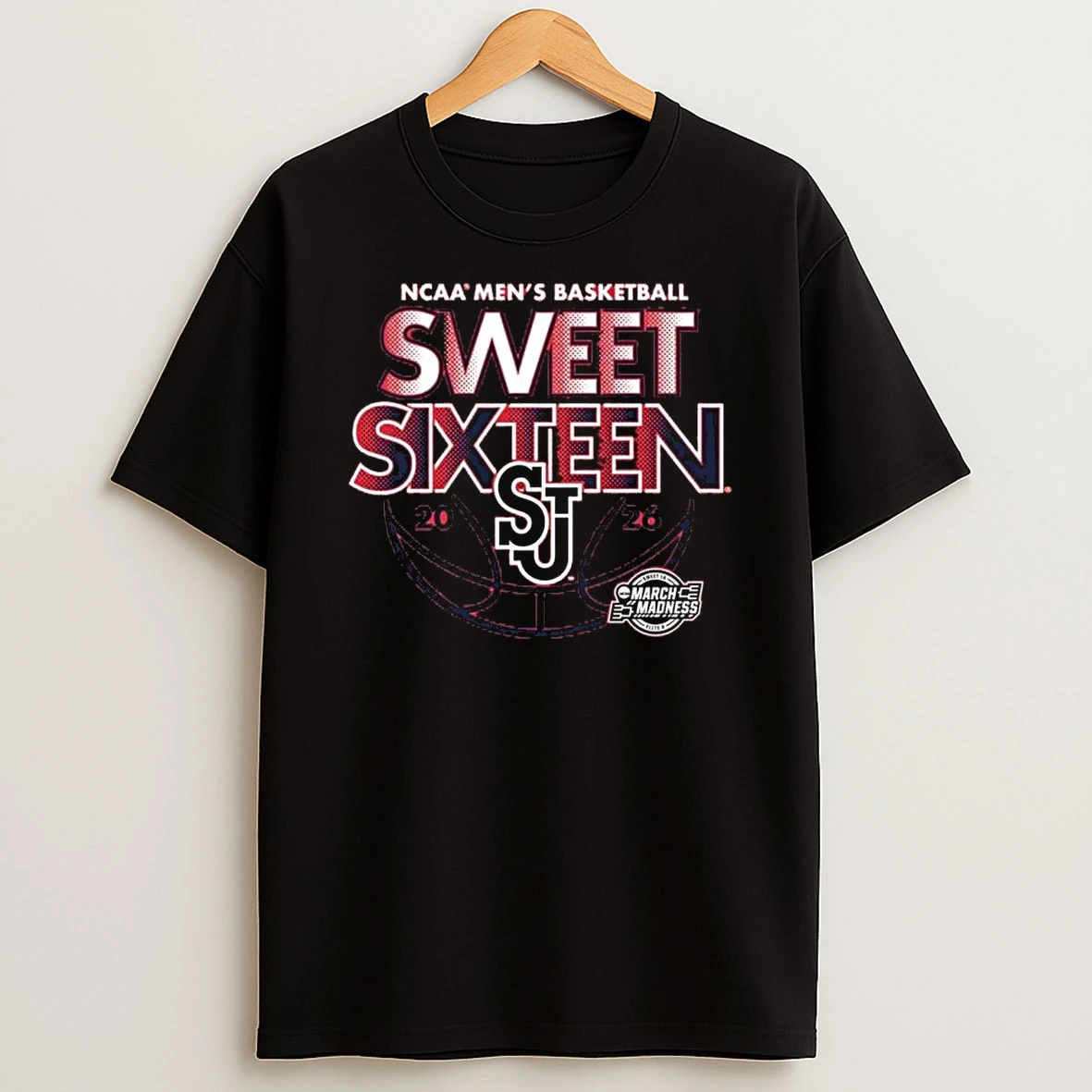 Sweet Sixteen 2026 St Johns Mens Basketball Shirts