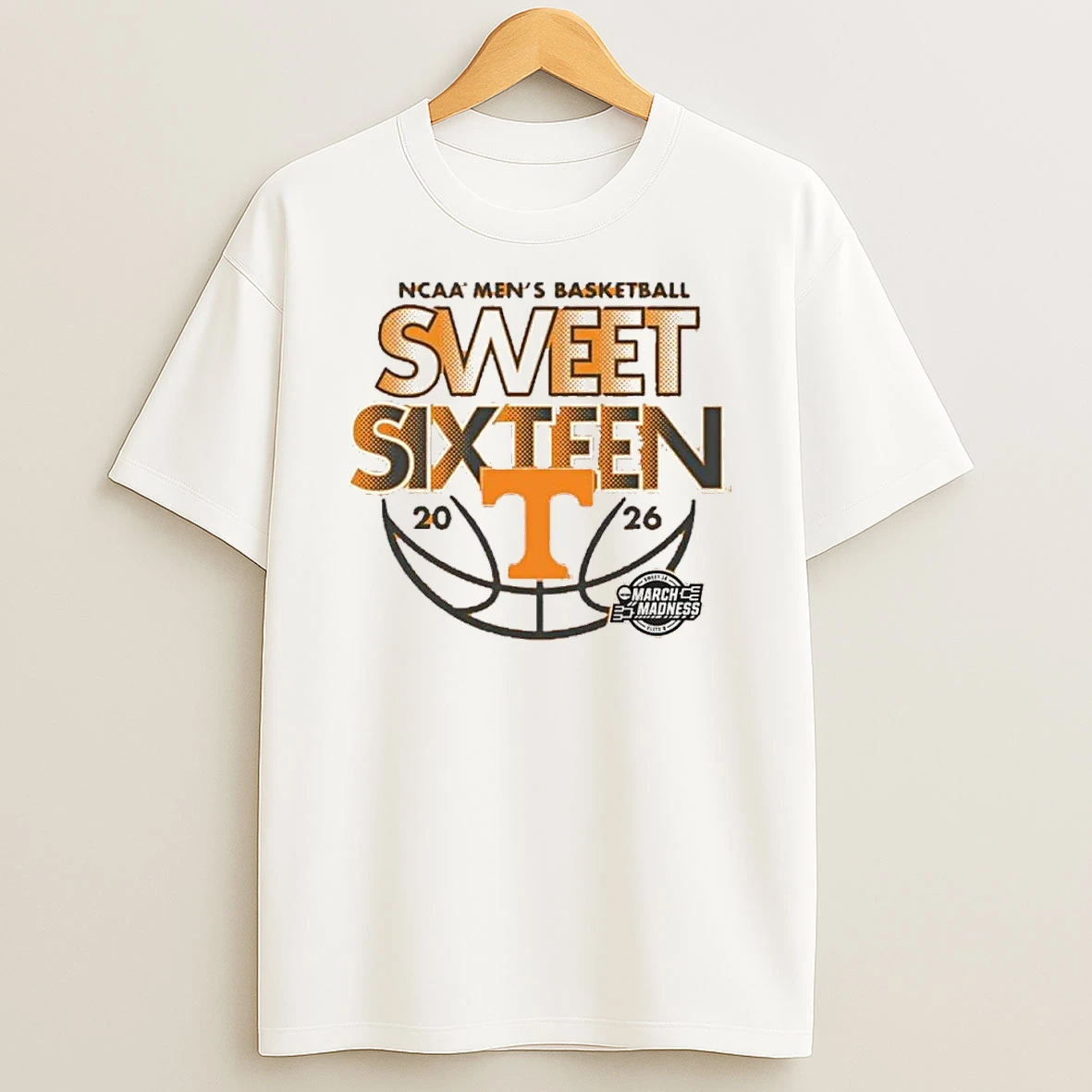 Sweet Sixteen 2026 Tennessee Mens Basketball Shirts
