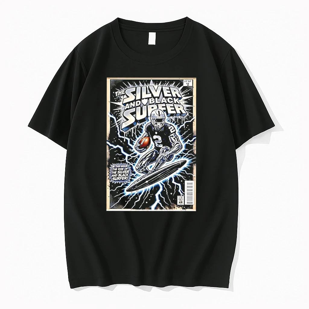 T S A B S The Silver And Black Surfer Shirts