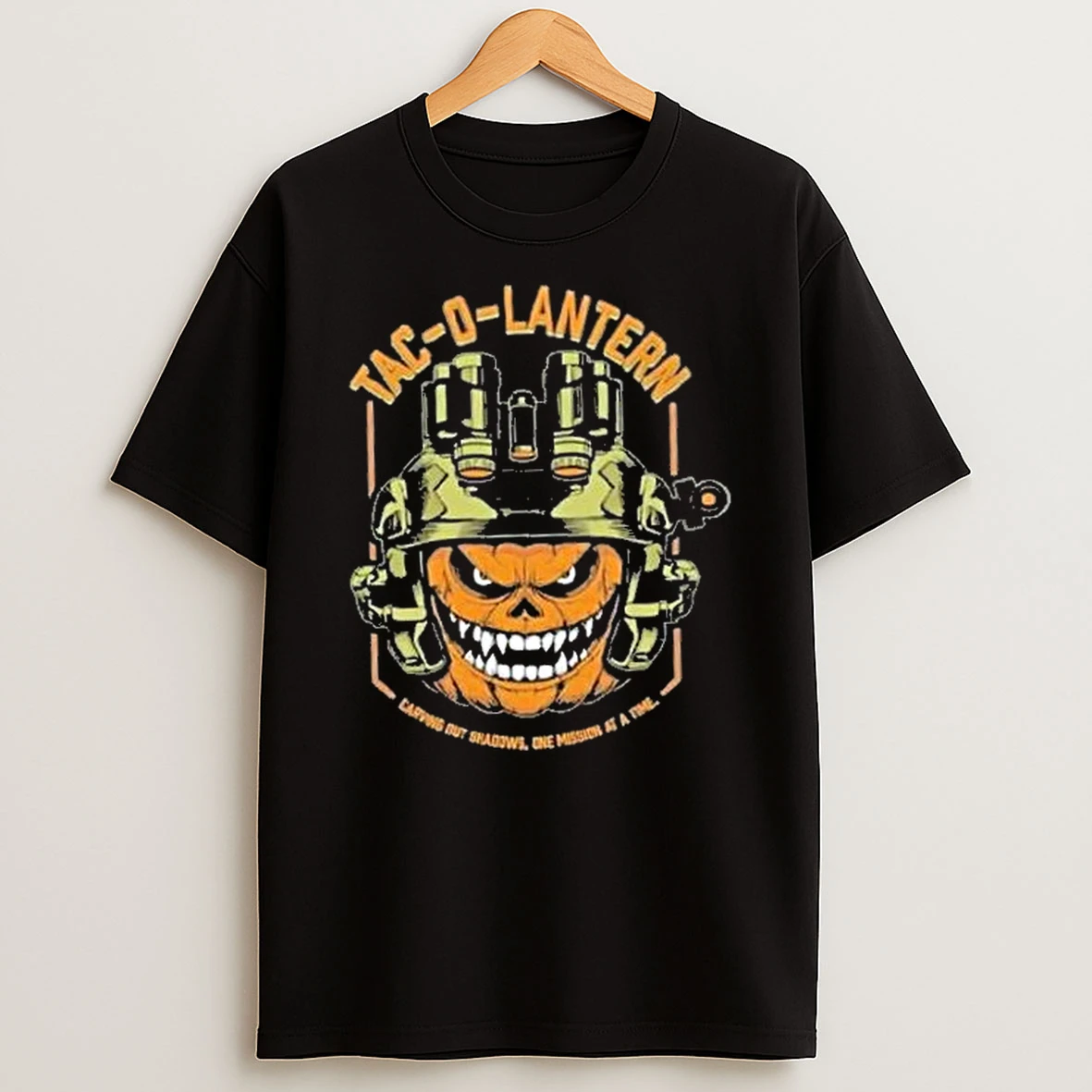 Tac O Lantern Carving Out Shadows One Mission At A Time Shirts