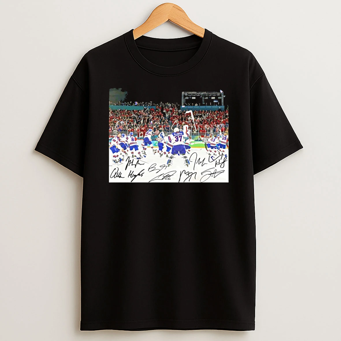 Team Us Hockey 2026 Winter Olympics Gold Medal Autographed Shirts