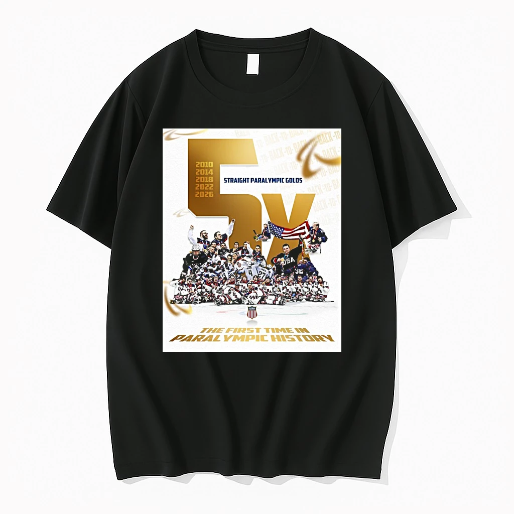 Team Usa Gold Medal At The 2026 Milano Cortina Paralympic Winter Games 2010 2026 Shirts
