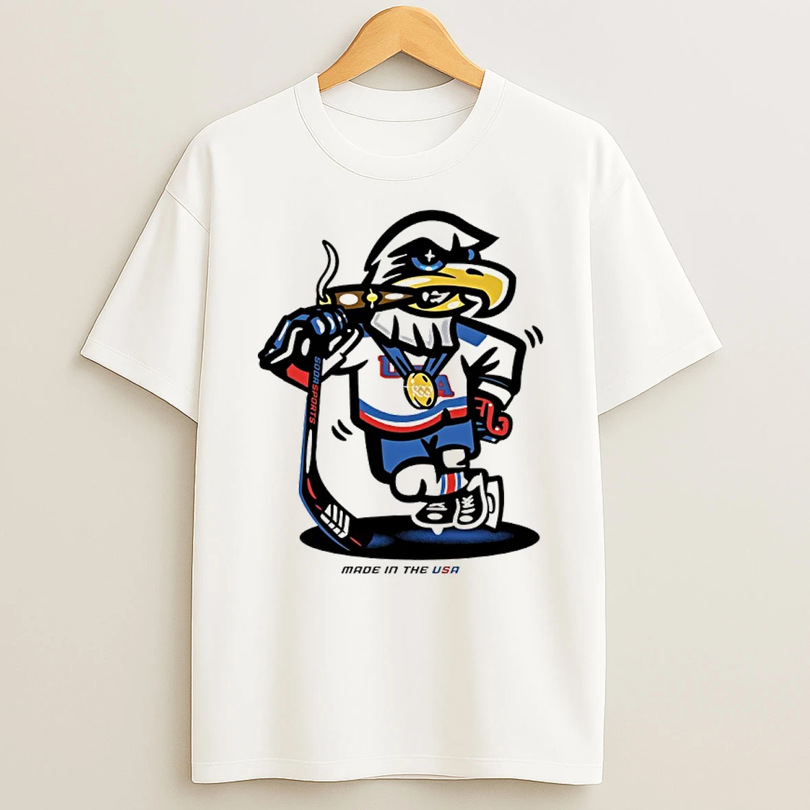 Team Usa Hockey Eagle Cigar Made In The Usa Shirts