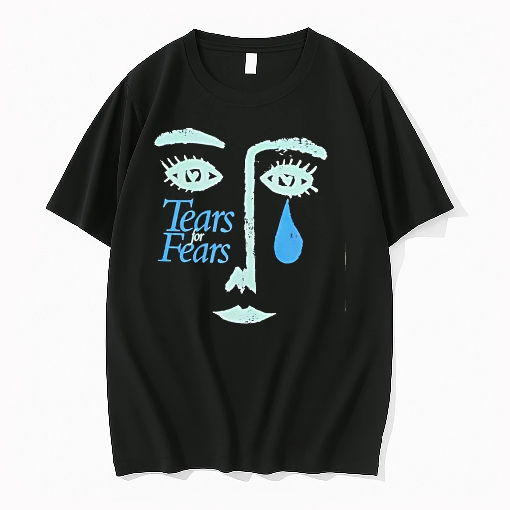 Tears For Fears 1989 Album Art Face Illustration Shirts