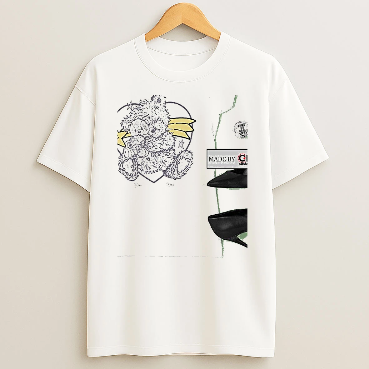 Teddy Bear With Stuffed Animals Bolide Heart Womens Shirts