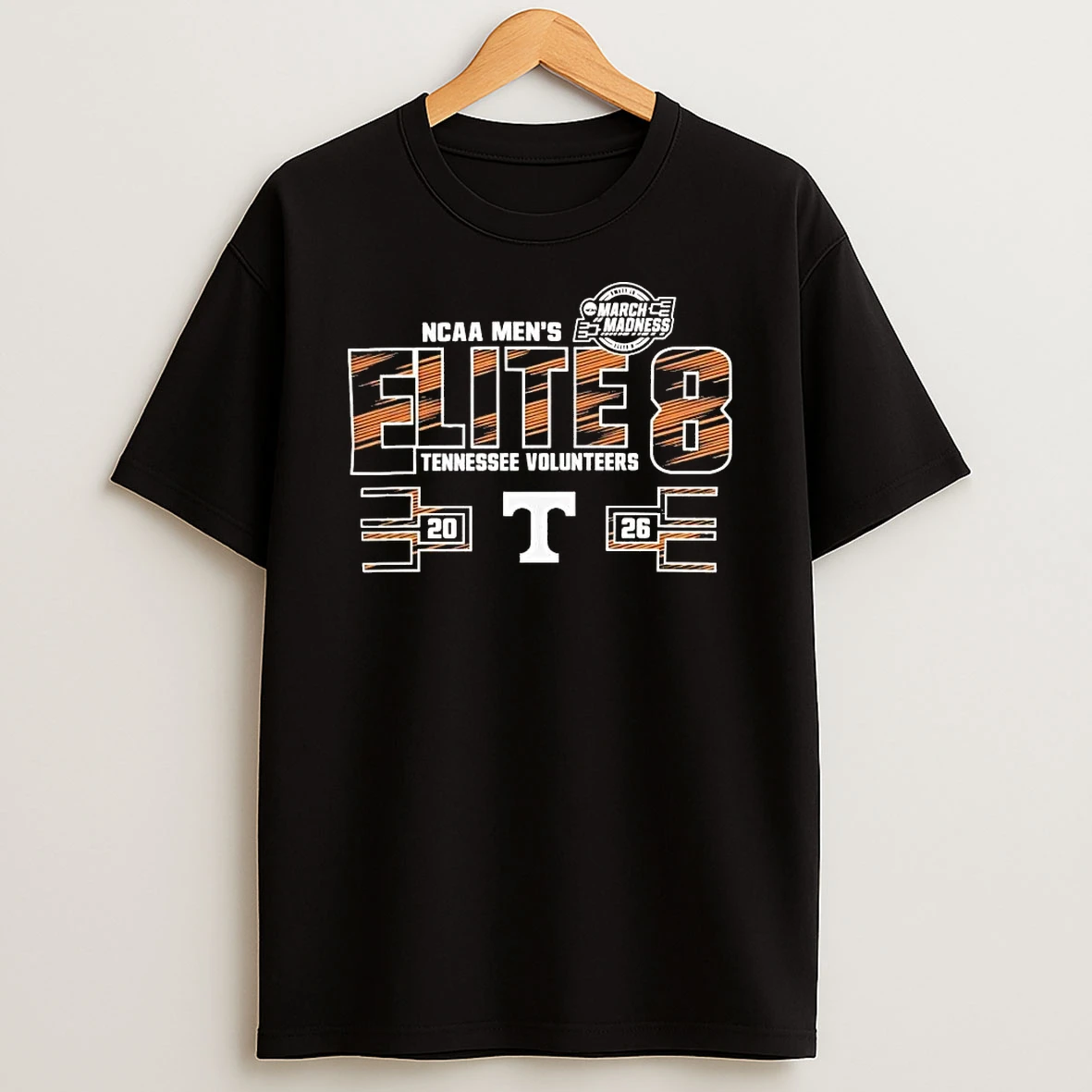 Tennessee Volunteers 2026 Elite Eight Ncaa Mens Basketball Tee Shirts