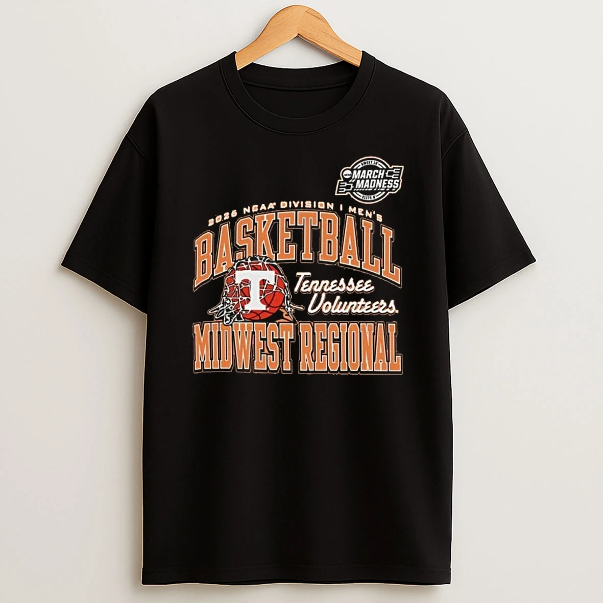 Tennessee Volunteers 2026 Ncaa Di Mens Basketball Sweet 16 Midwest Regional Shirts