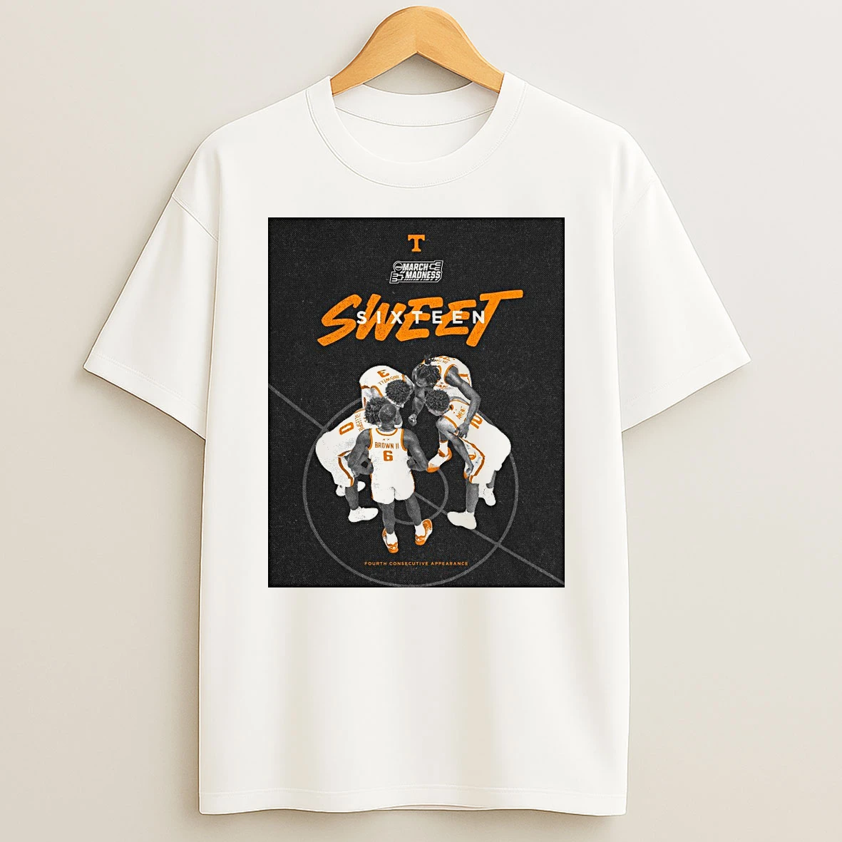 Tennessee Volunteers 2026 Ncaa Mens Basketball Tournament March Madness Back To The Sweet Sixteen Shirts