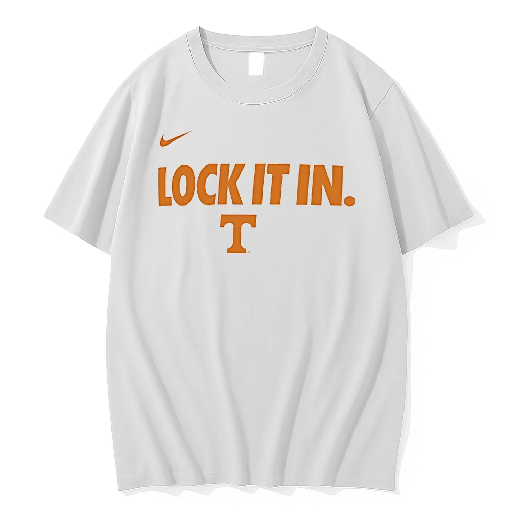 Tennessee Volunteers Lock It In 2026 On Court Bench Shirts
