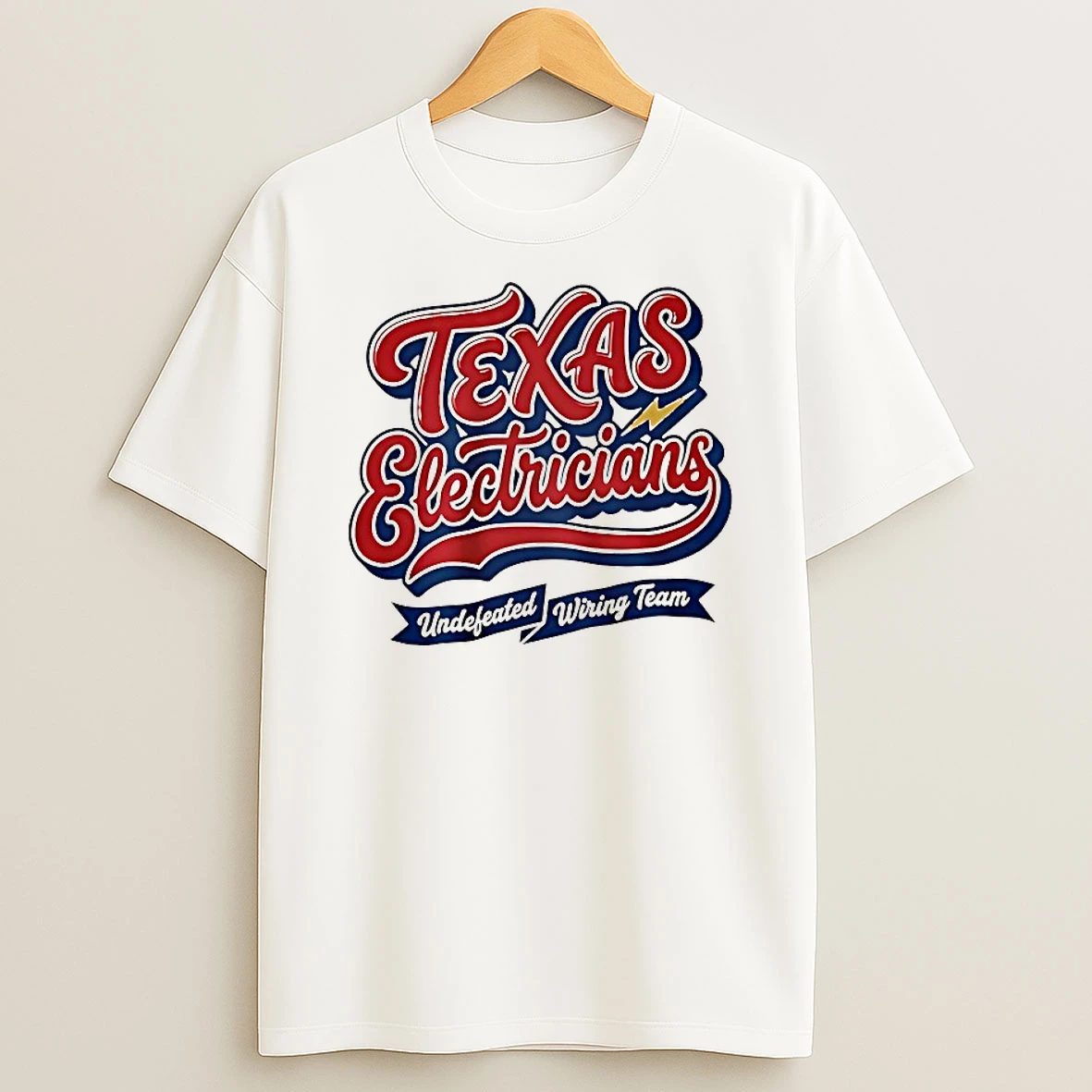 Texas Electricians Undefeated Wiring Team Shirts