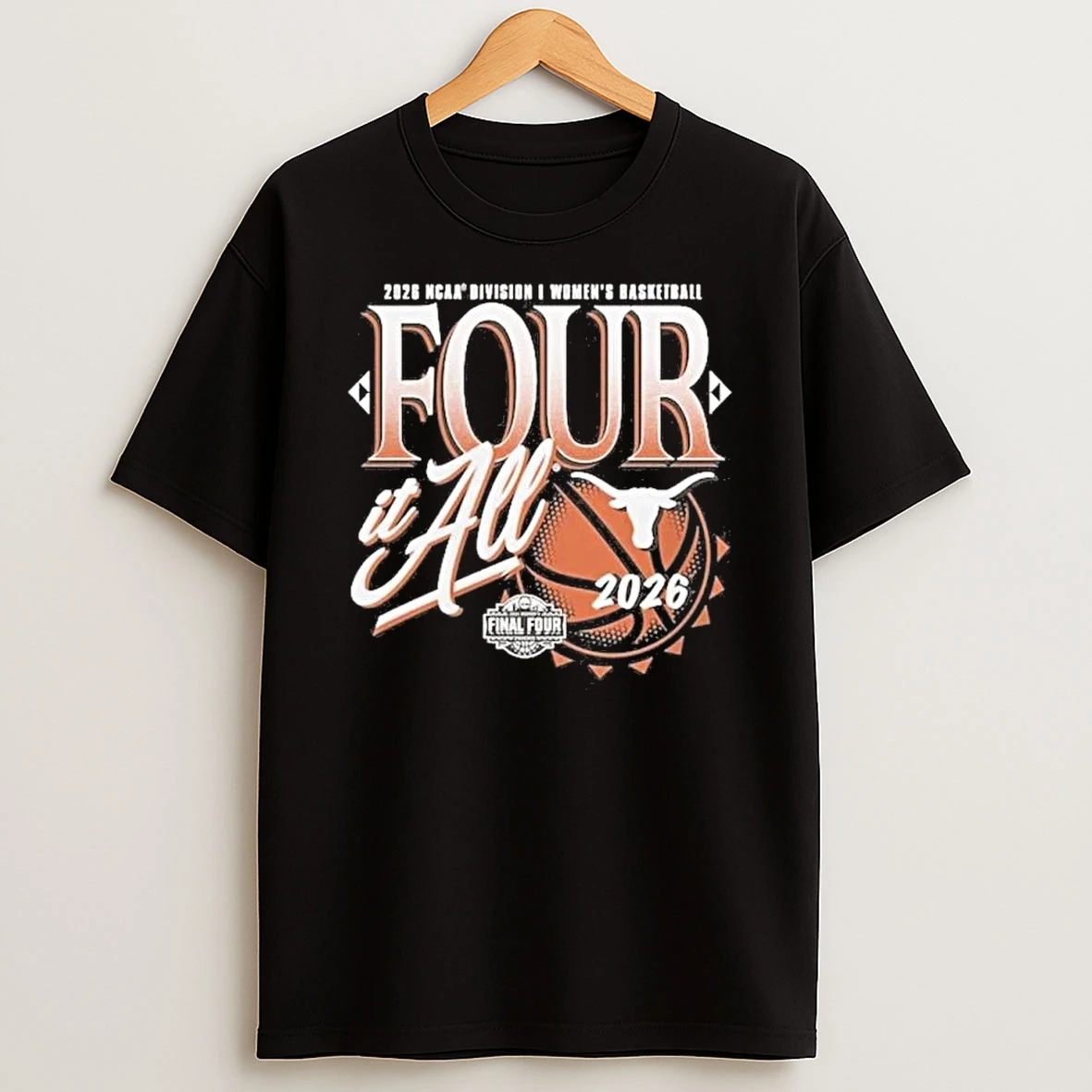 Texas Longhorns 2026 Ncaa Womens Basketball Tournament March Madness Final Four Zone Move Shirts