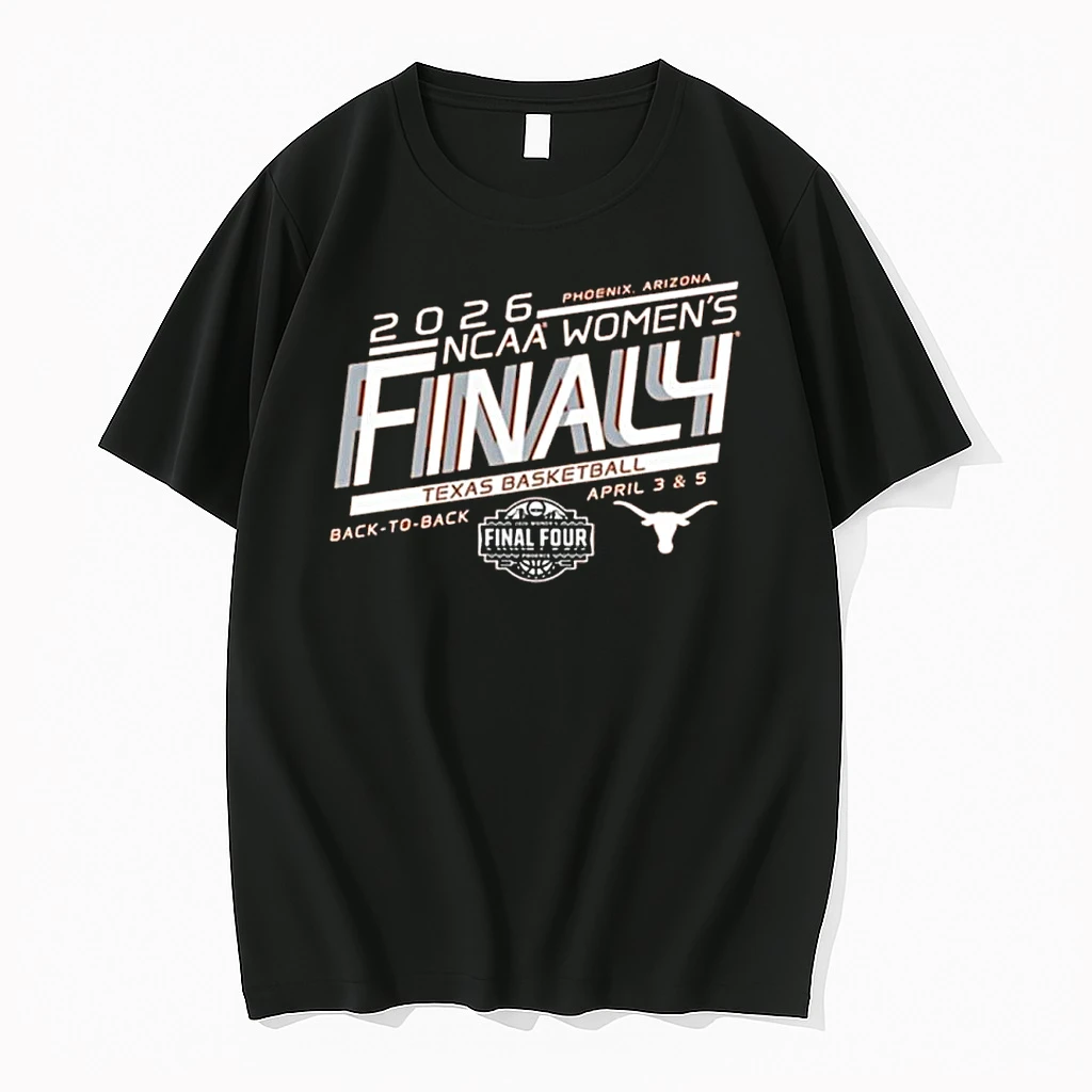 Texas Longhorns 2026 Womens Basketball Final Four Back 2 Back Shirts