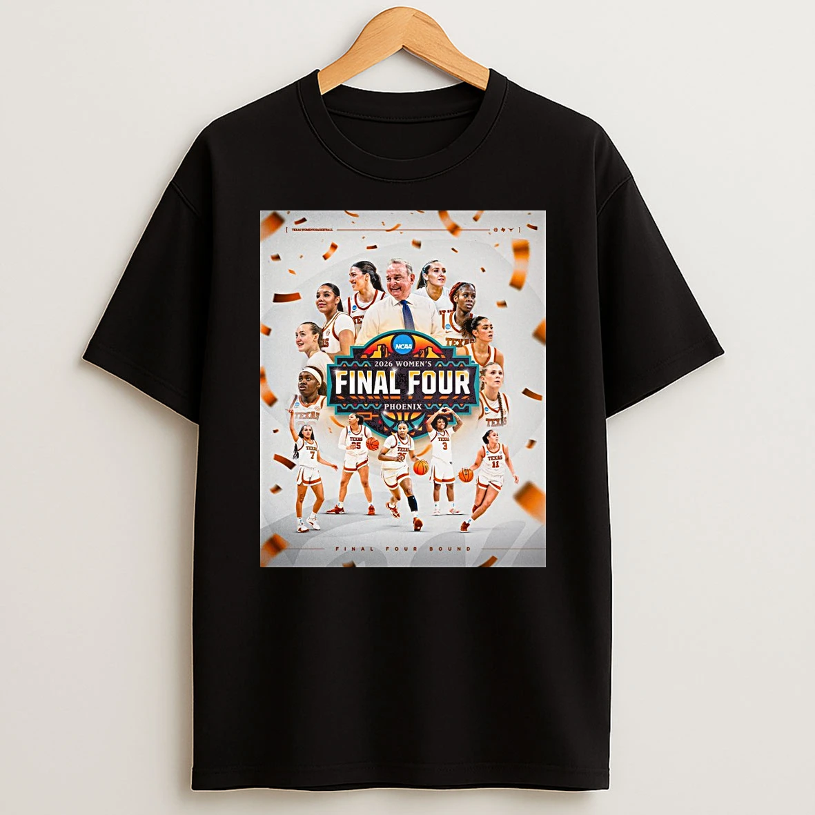 Texas Longhorns Womens Basketball 2026 Ncaa Final Four Phoenix Shirts