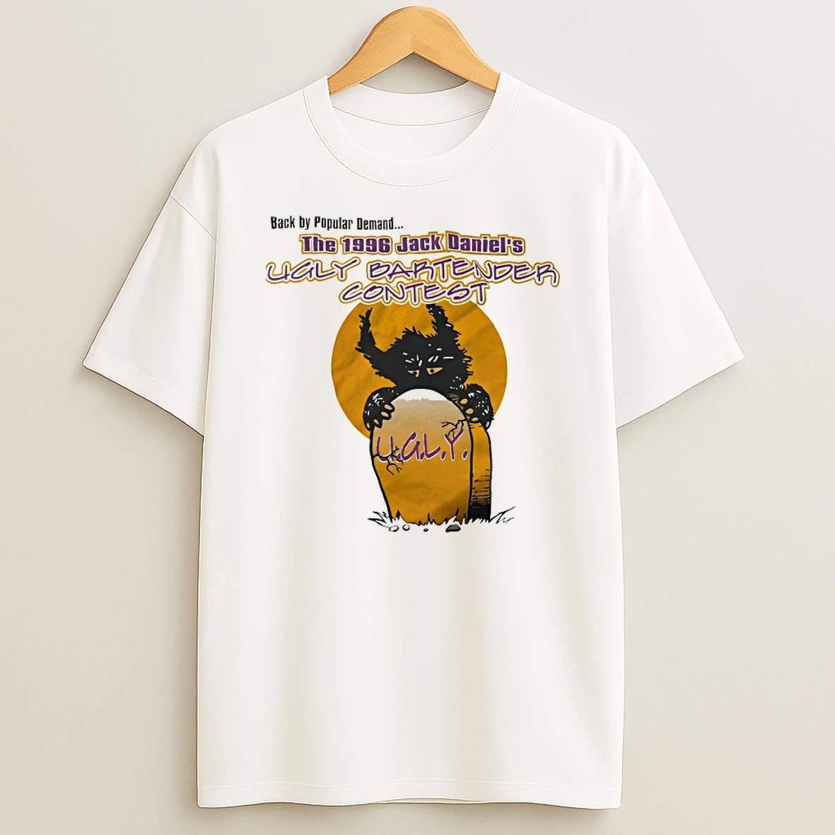 The 1996 Jack Daniels Ugly Bartender Contest Shirts
