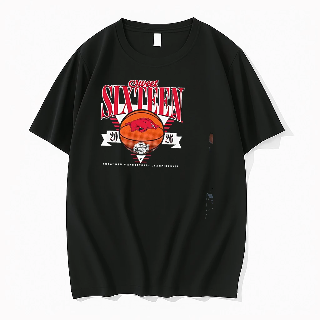 The Arkansas Razorbacks 2026 Sweet Sixteen Ncaa Mens Basketball Championship Shirts