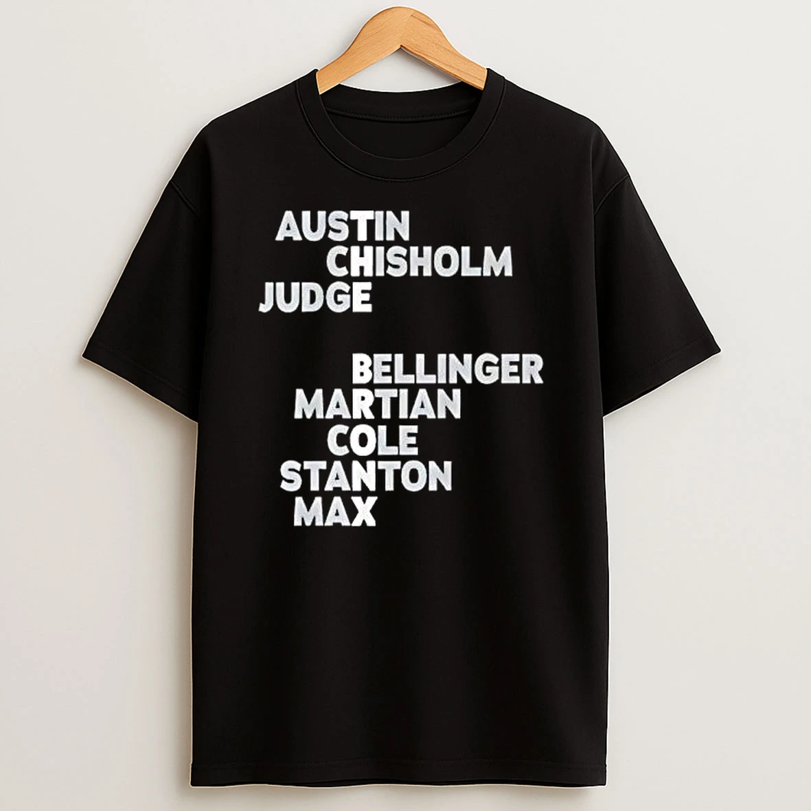 The Bronx New York Yankees Austin Judge Stanton Shirts