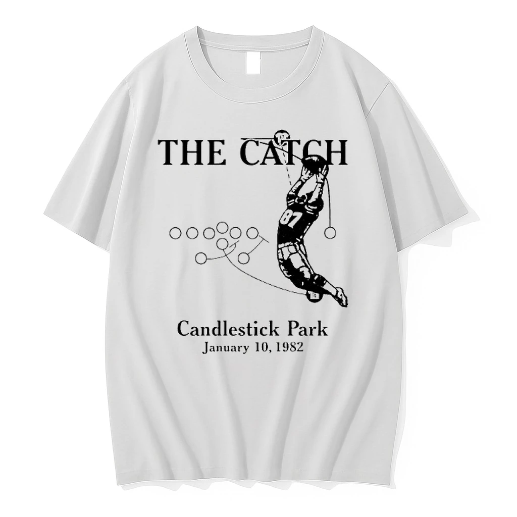 The Catch San Francisco 49ers Dwight Clark Candlestick Park January 10th 1982 Shirts