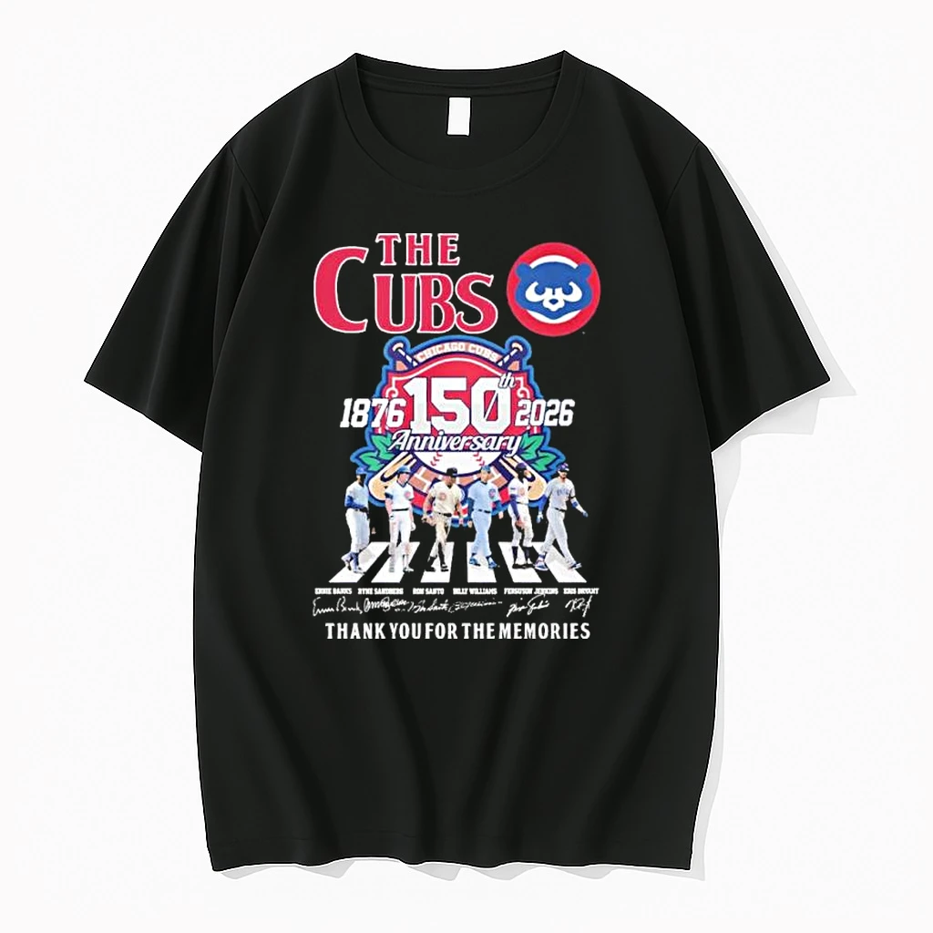 The Chicago Cubs Abbey Road 150th Seasons 1876 2026 Shirts