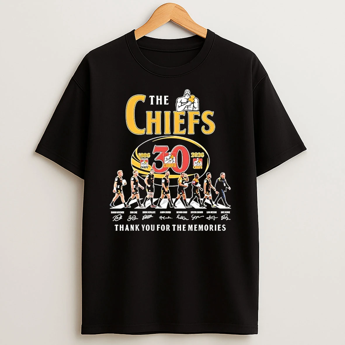 The Chiefs 30 Years 1996 2026 Sam Cane And Legends Abbey Road Thank You For The Memories Shirts