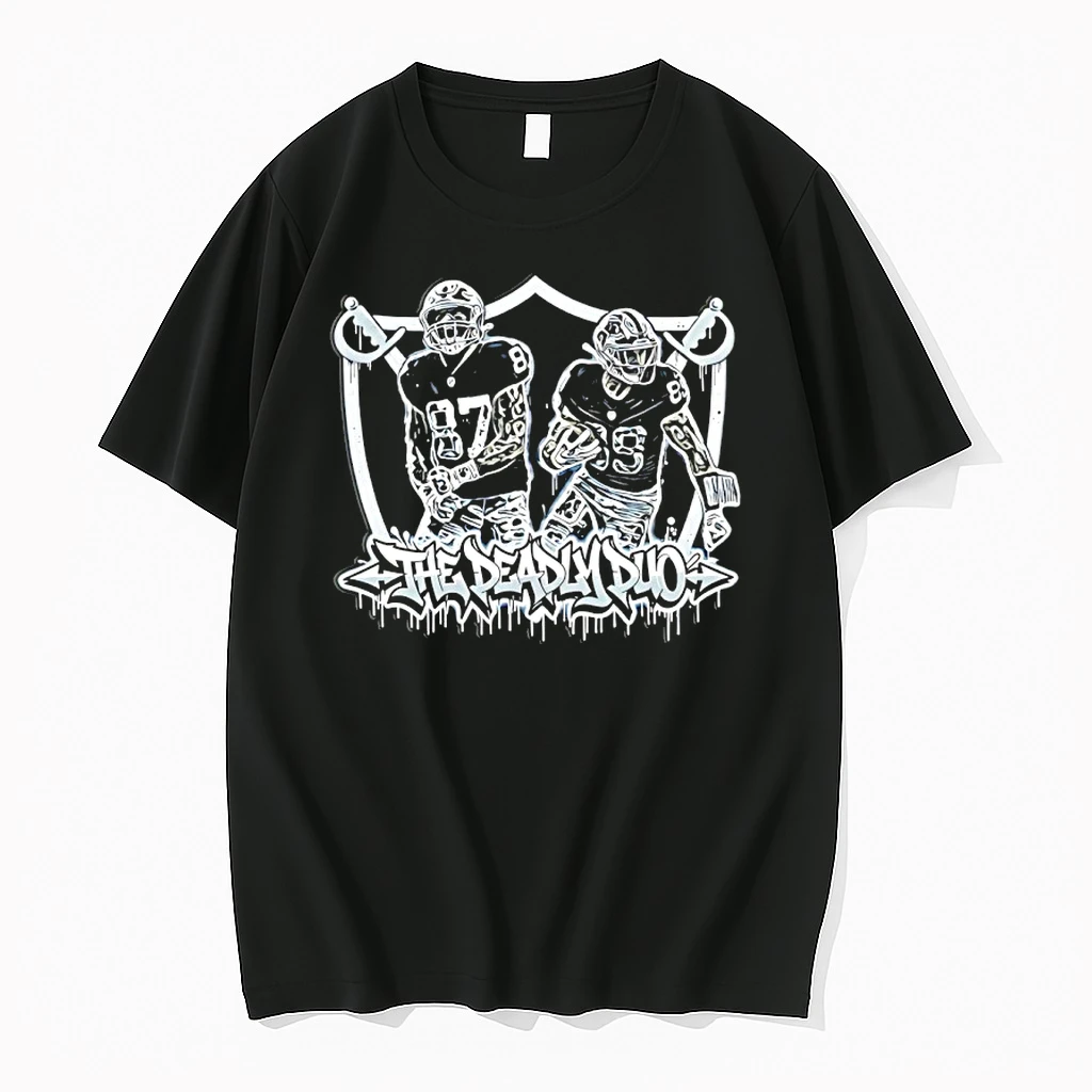 The Deadly Duo Las Vegas Raiders Football Shirts