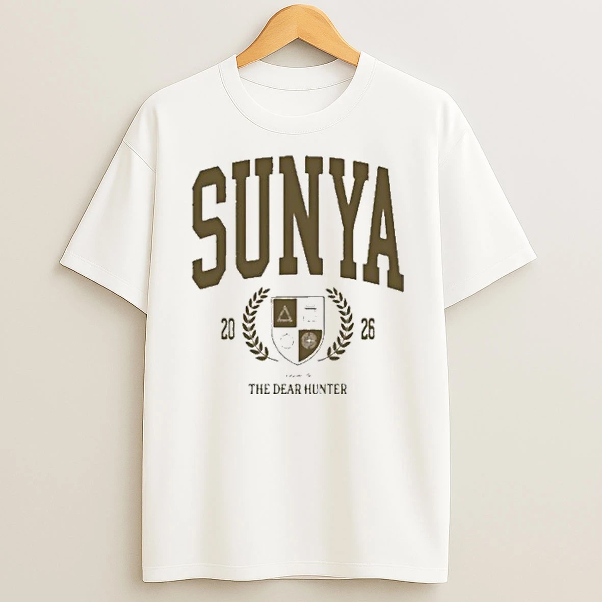 The Dear Hunter Sunya Collegiate Faded Tour 2026 Shirts