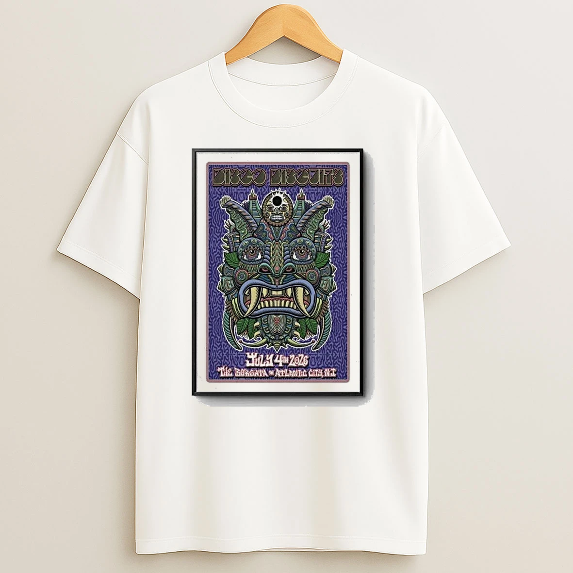 The Disco Biscuits Atlantic City Nj July 4 2026 Borgata Event Center Tour Shirts