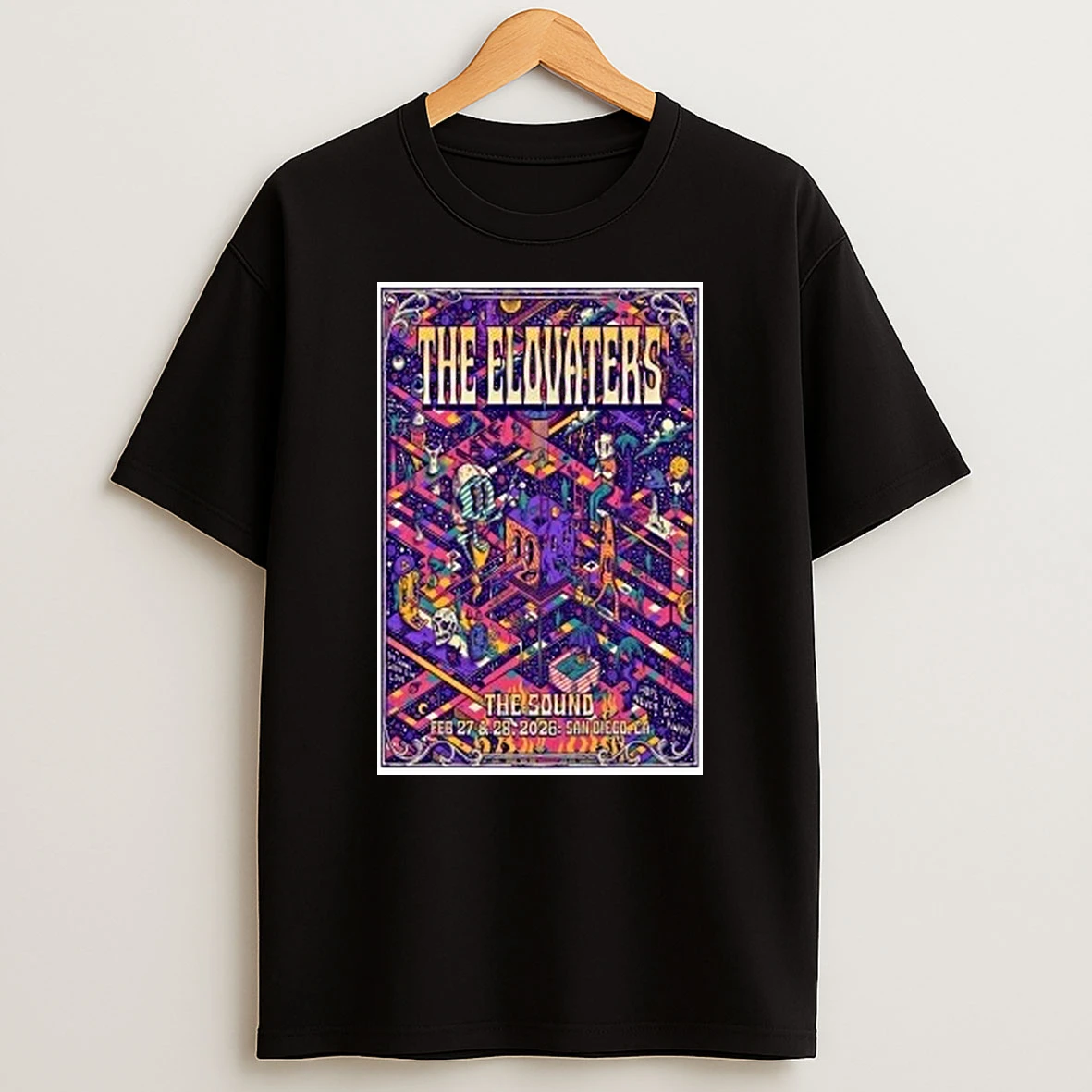 The Elovaters Feb 27 28 2026 At The Sound Del Mar San Diego Ca Shirts