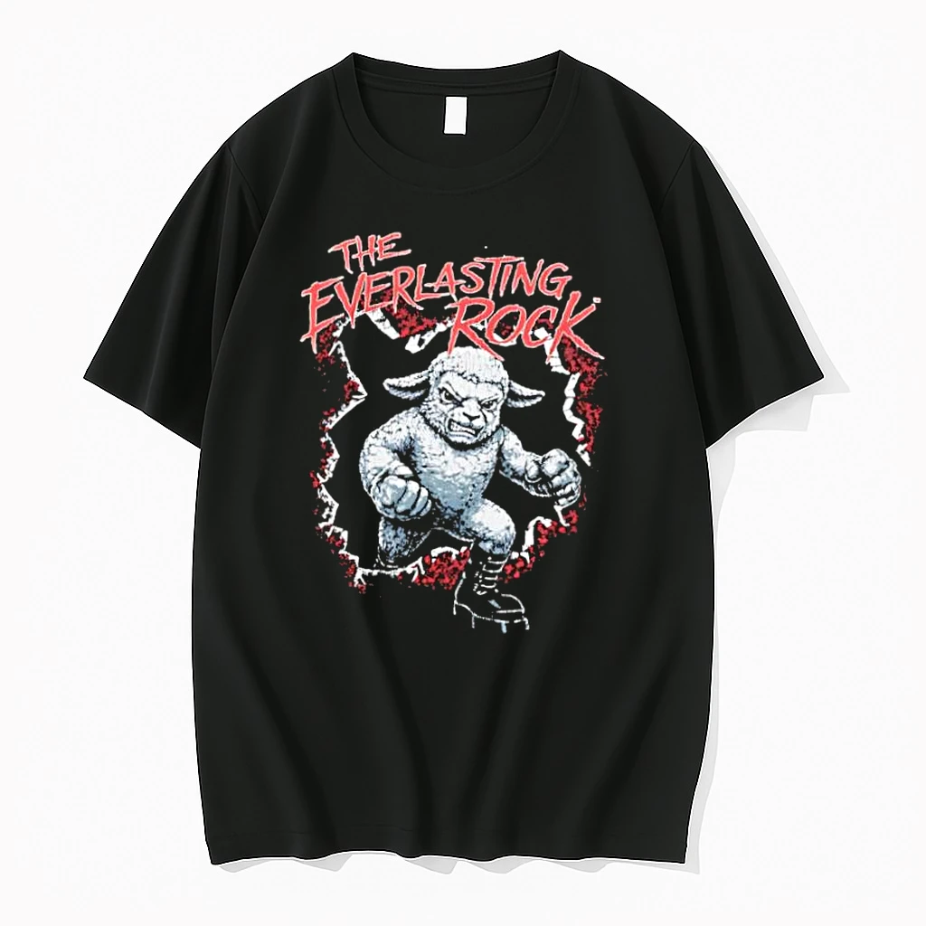 The Everlasting Rock Angry Lamb Breaking Through Wall Shirts