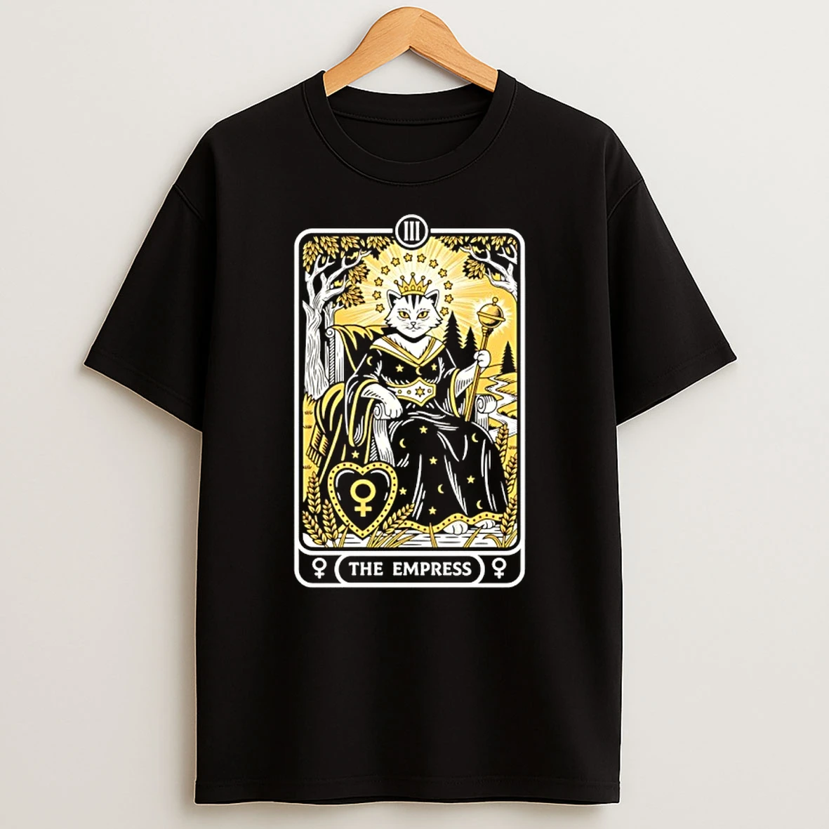 The Feline Empress Tarot Card Shirts