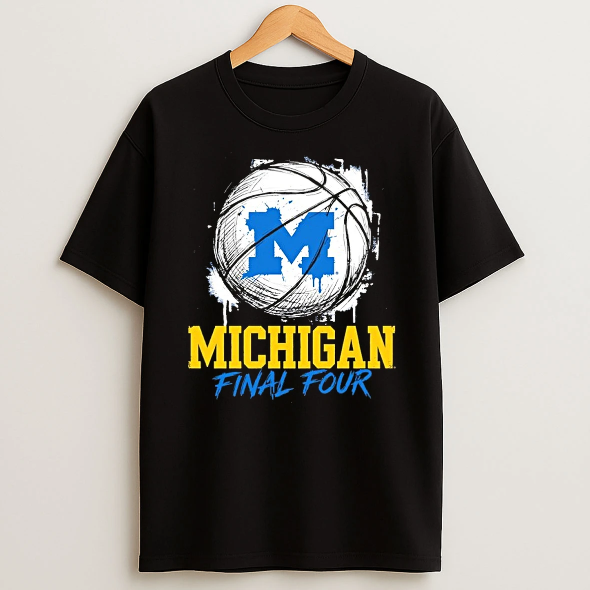 The Final Four Michigan Wolverines Mens Basketball 2026 Shirts