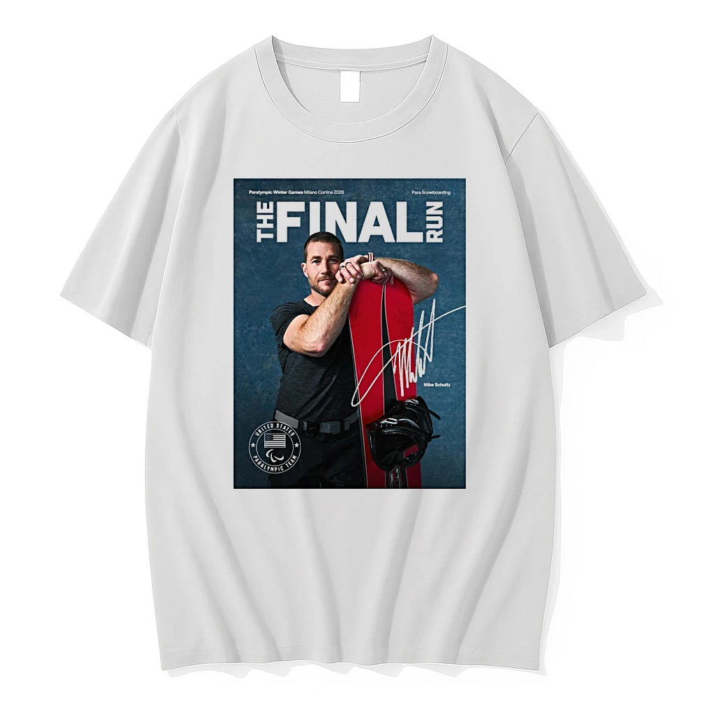 The Final Run Mike Schultz Paralympic Winter Games Milano Cortina 2026 Signature Shirts