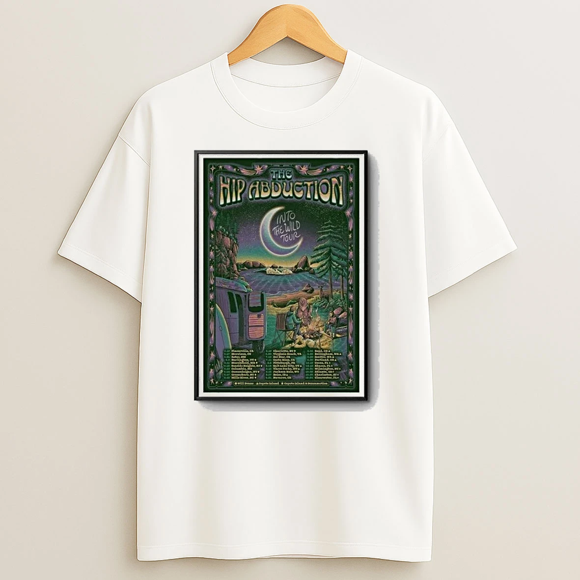 The Hip Abduction 2026 Into The Wild Tour Shirts