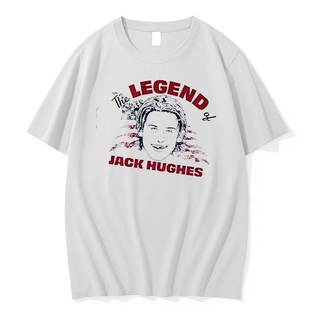 The Legend Of Jack Hughes Usa Flag Shirts