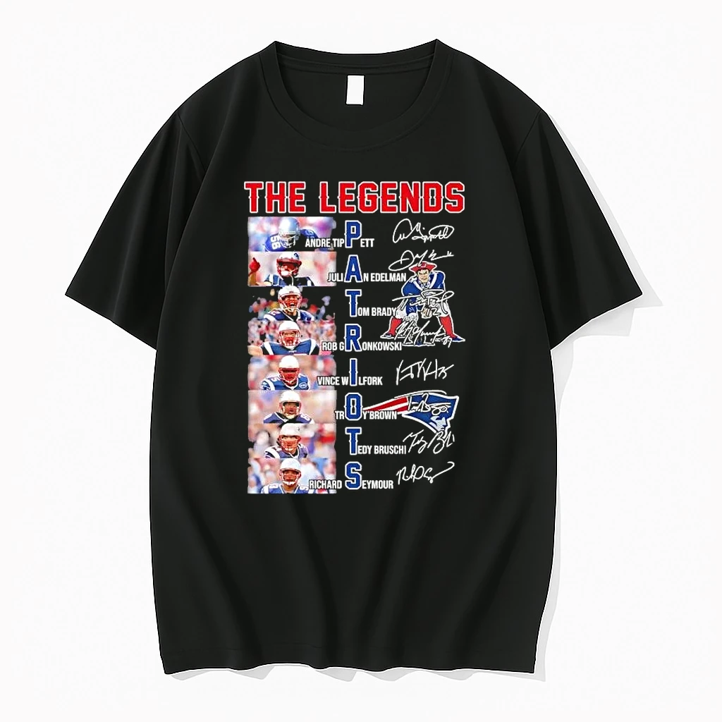 The Legends New England Patriots Names Legends Signatures Shirts
