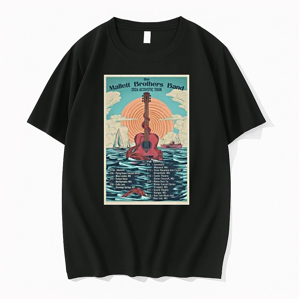 The Mallett Brothers Band Tour 2026 Acoustic Shirts