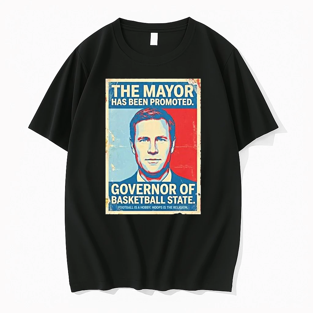 The Mayor Has Been Promoted Governor Of Basketball State Nebraska Cornhuskers Shirts
