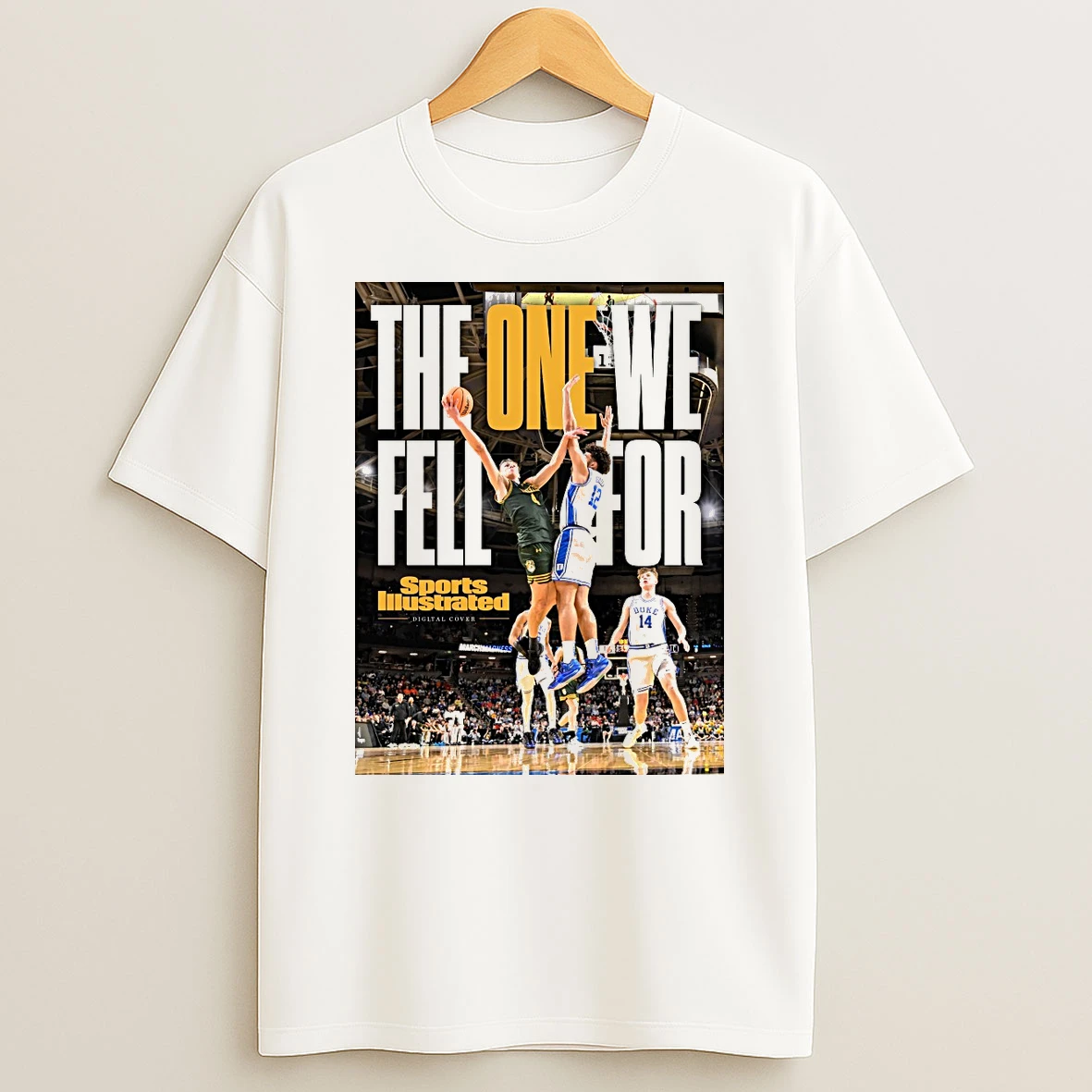 The One We Fell For Duke Blue Devils And Siena Saints Sports Illustrated Shirts
