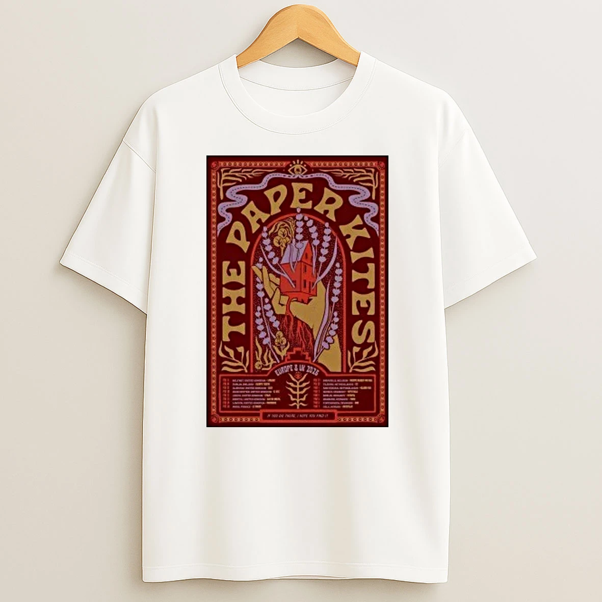 The Paper Kites Eu And Uk Tour 2026 Shirts