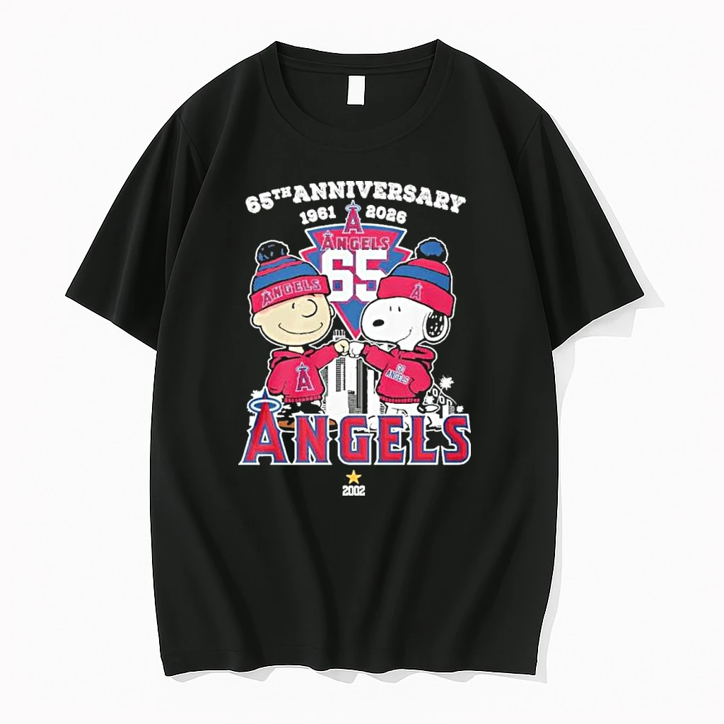 The Peanuts Fistbump X Los Angeles Angels 65th Anniversary 1961 2026 Shirts
