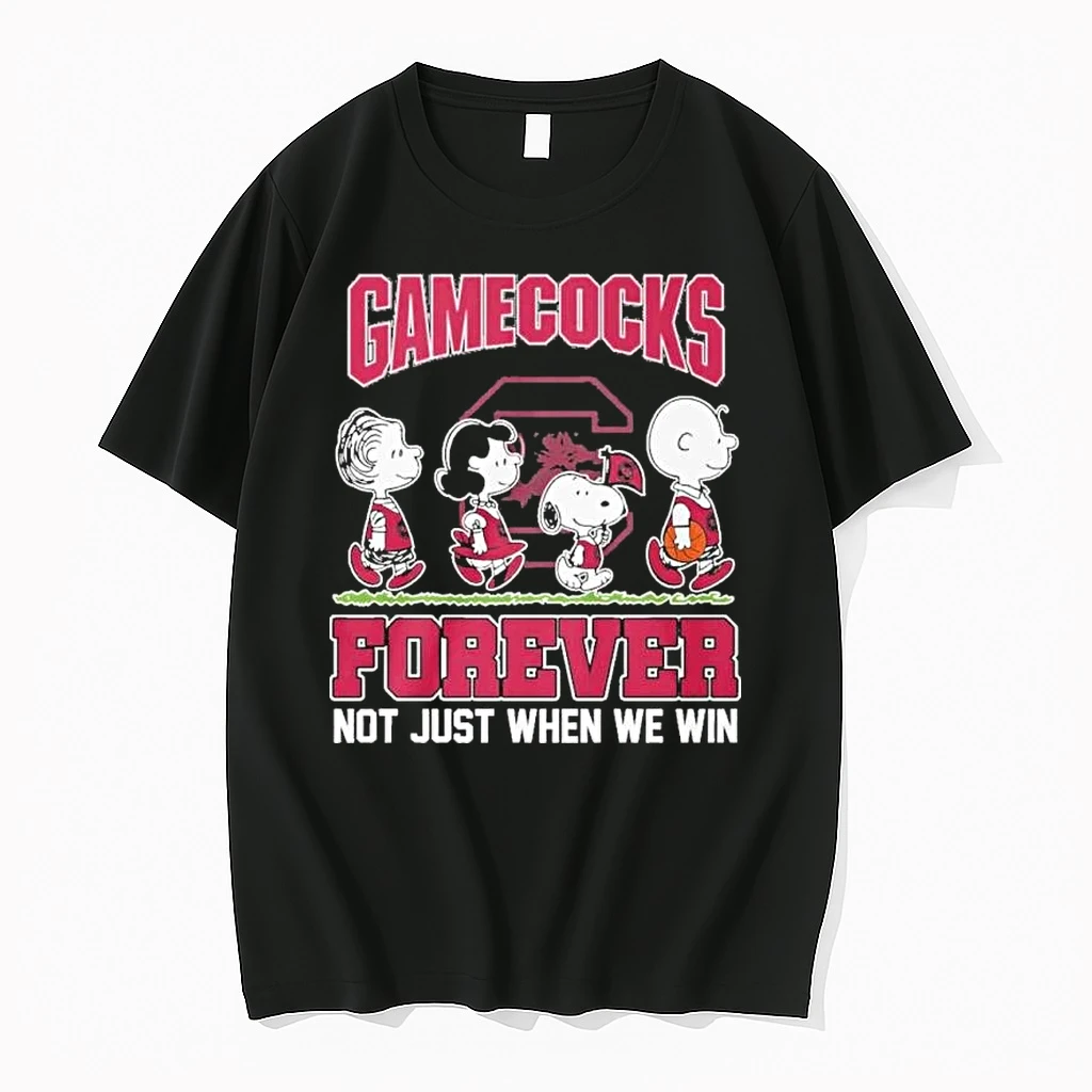 The Peanuts X South Carolina Basketball Forever Not Just When We Win Shirts
