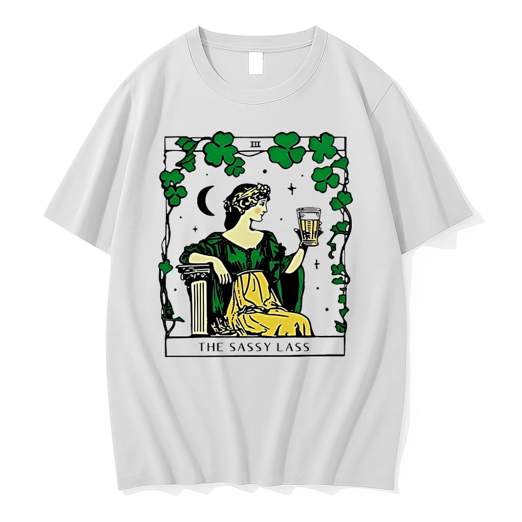 The Sassy Lass St Patricks Day Tarot Card Shirts