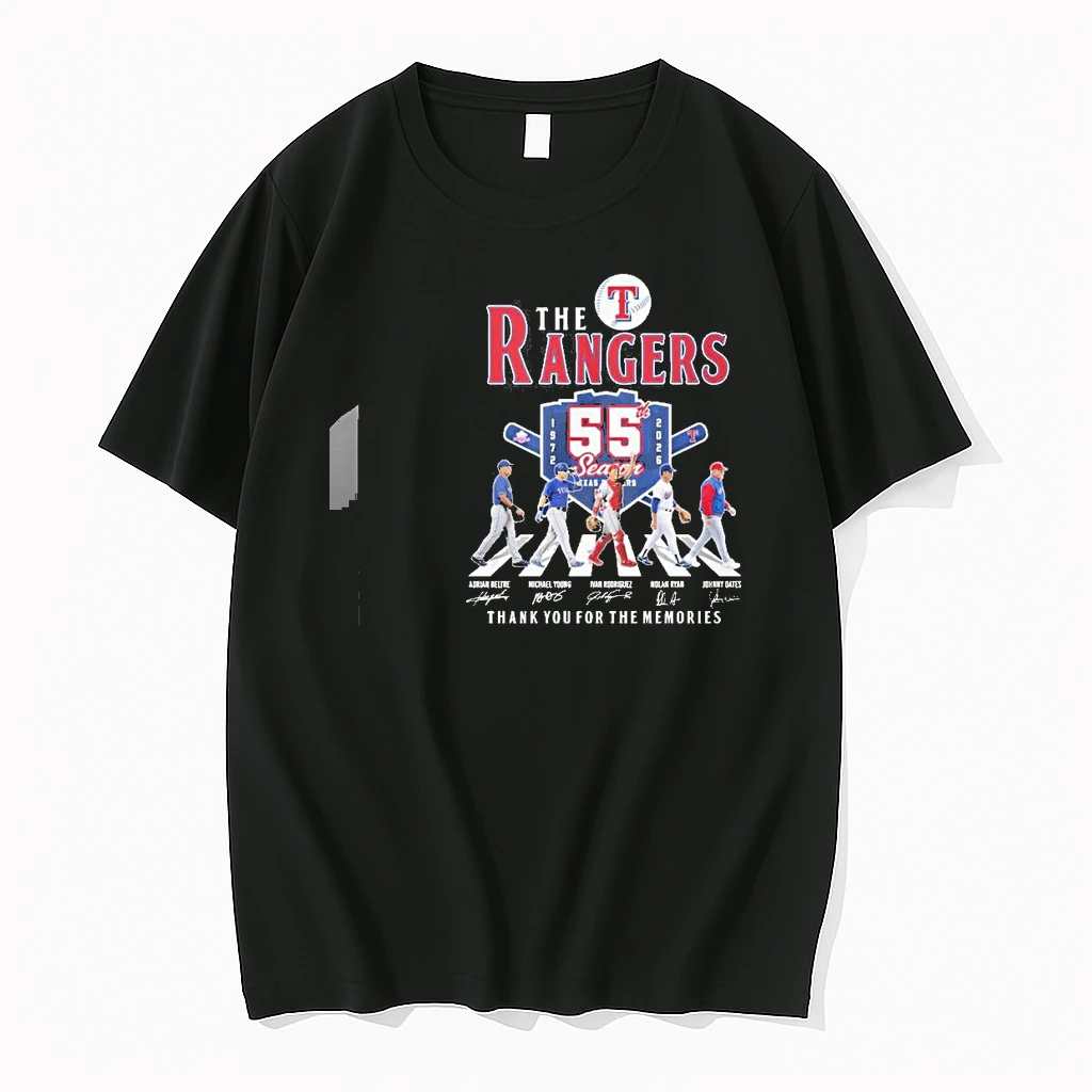 The Texas Rangers Abbey Road 55th Season 1972 2026 Shirts