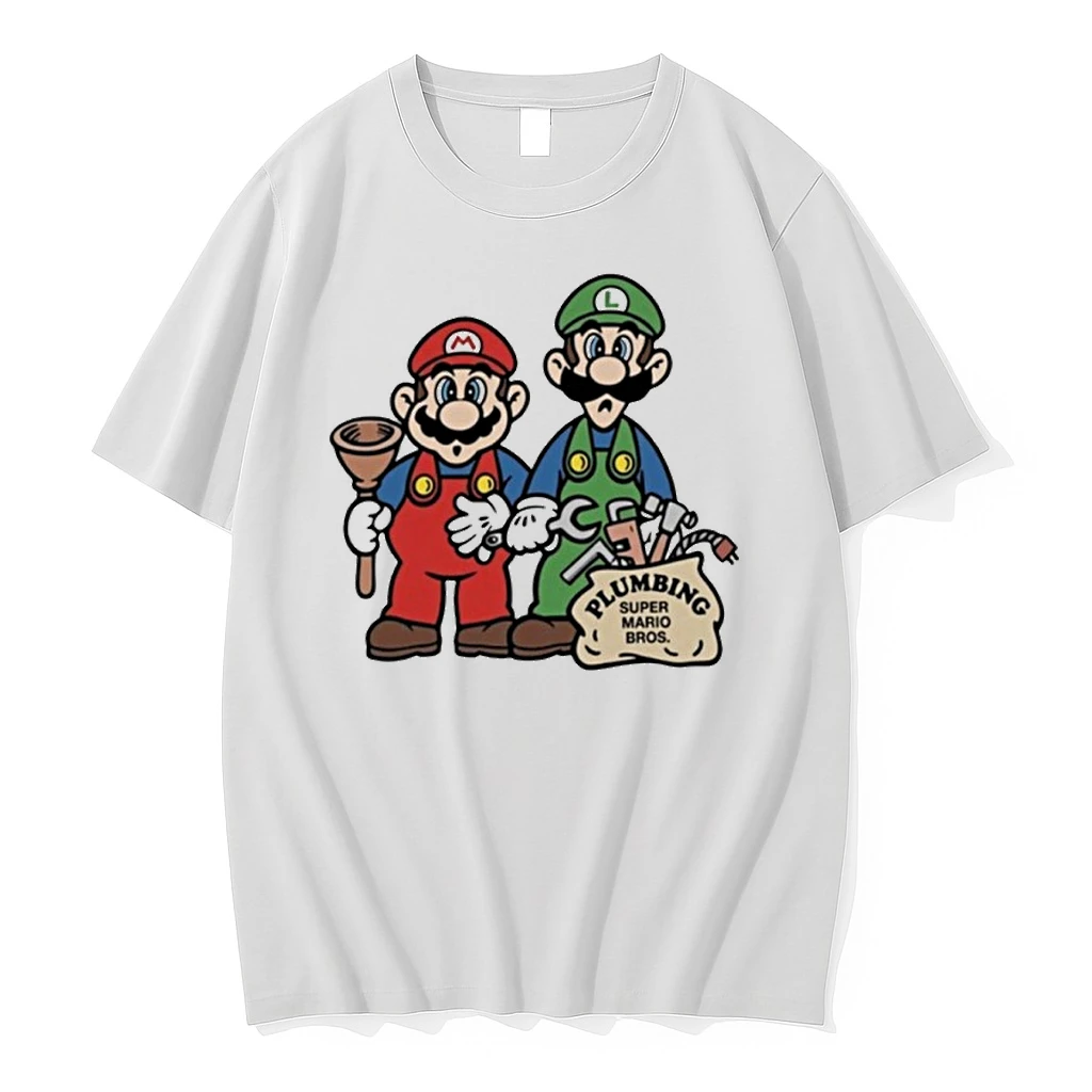 The Tonight Show Charlie Day Nintendo Super Mario Bros Graphic Shirts