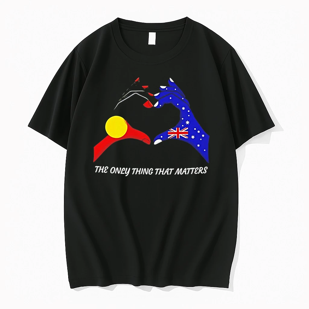 The Only Thing That Matters Indigenous And Australian Flags Hand Shirts