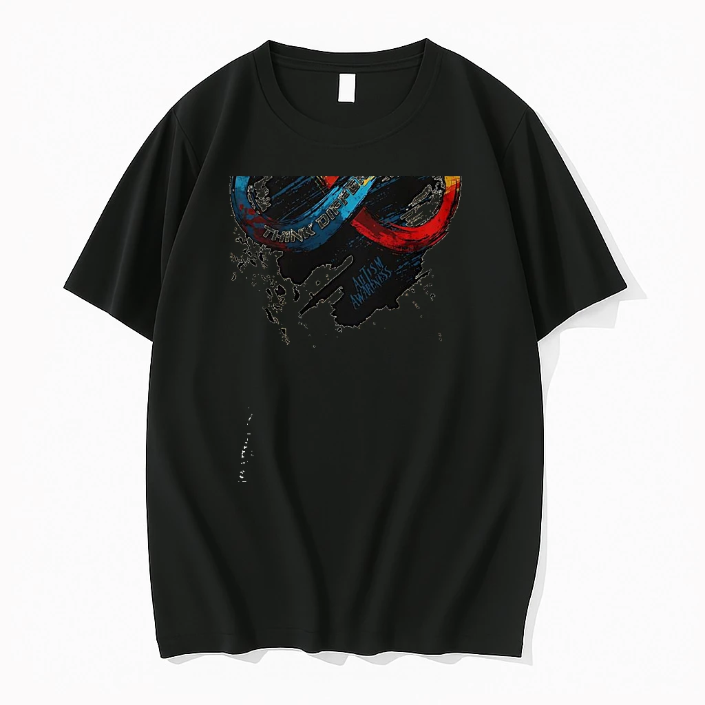 Think Differently Infinity Autism Awareness Graphic Shirts