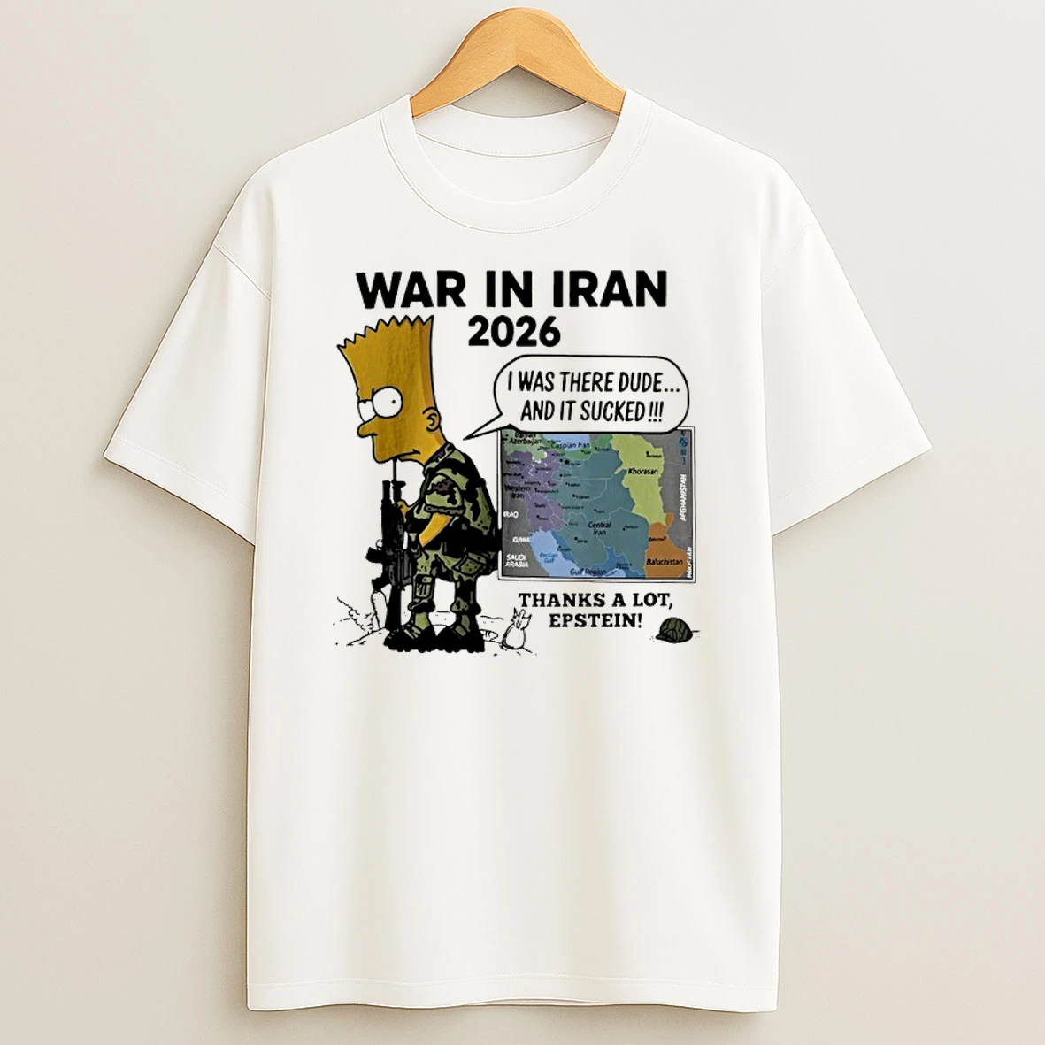 Thompsons War In Iran 2026 Thanks A Lot Epstein Shirts
