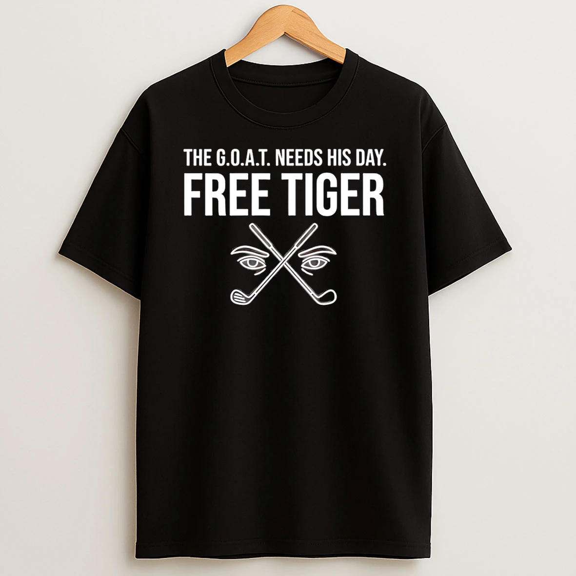 Tiger Woods Mugshot The Goat Needs His Day Free Tiger Shirts