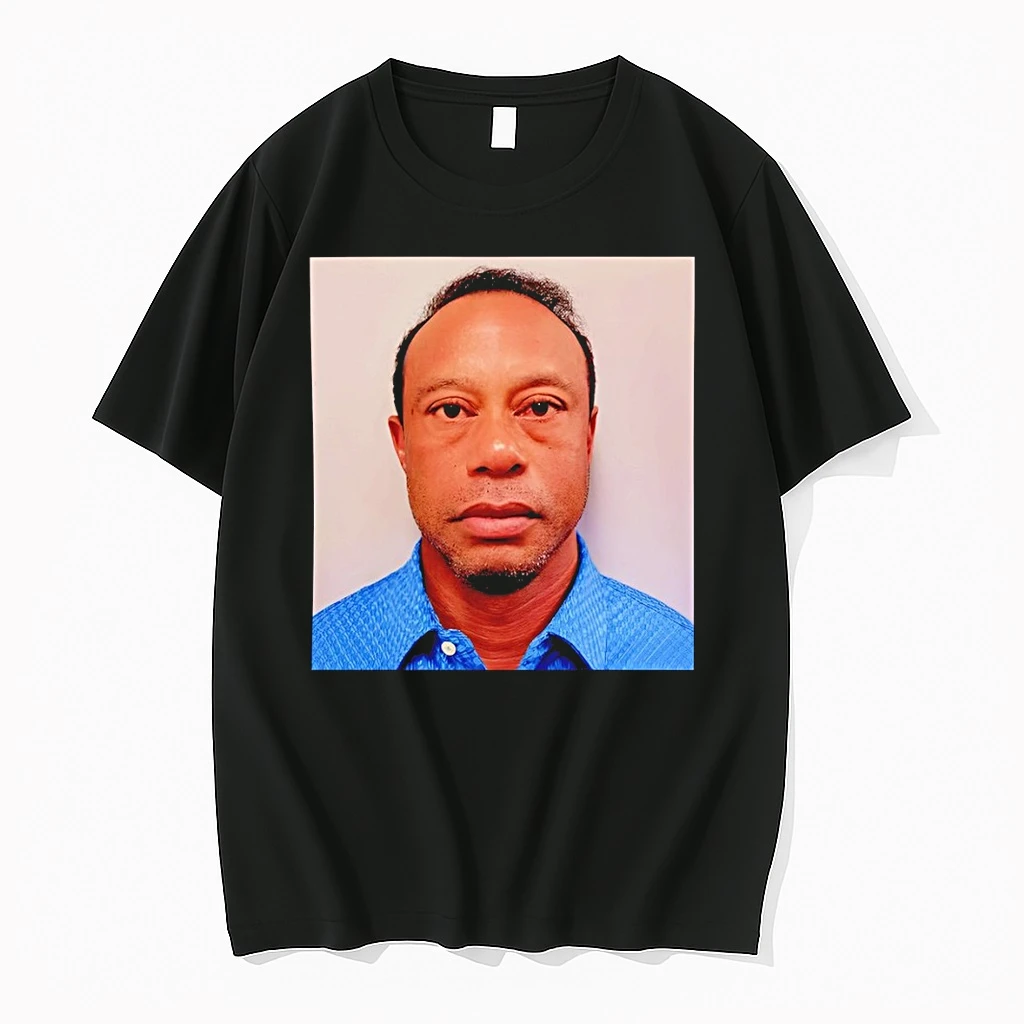 Tiger Woods Mugshot 2026 Funny Shirts